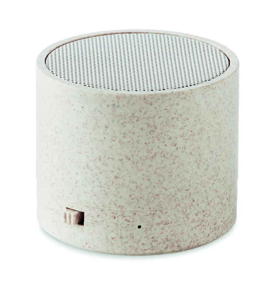 Round Bass+ · Tarwestro draadloze speaker – Beige