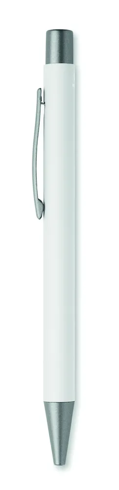 Nali · Gerecyclede aluminium balpen – Wit