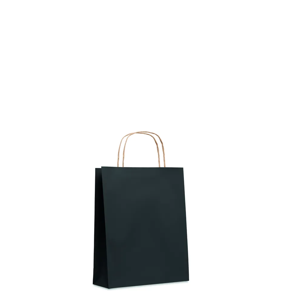 Paper Tone S · Kleine papieren geschenktas – Zwart
