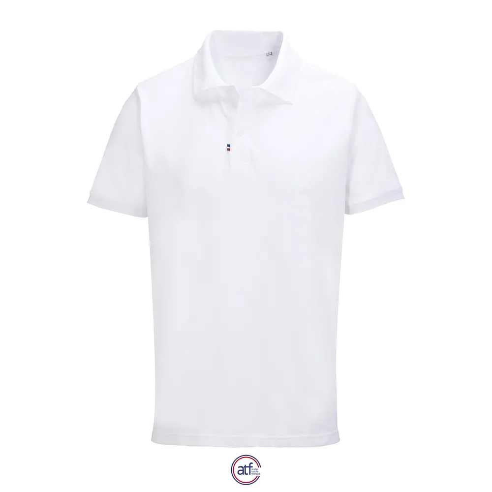 Pierrot unisex poloshirt – Wit