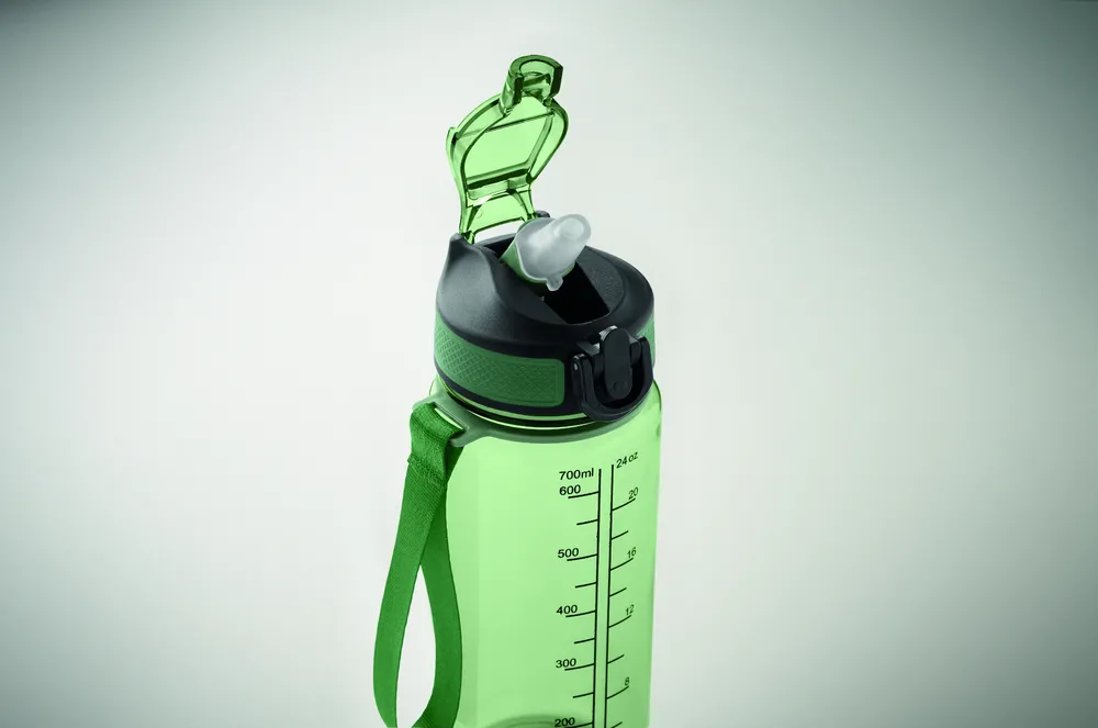 Enkel · Sportdrinkfles 700ml – Transparant groen