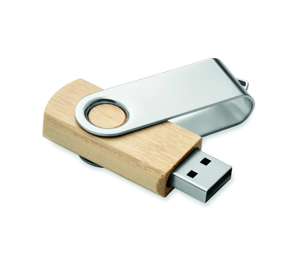 Techmate Bamboo · Techmate bamboe USB 16GB – Hout