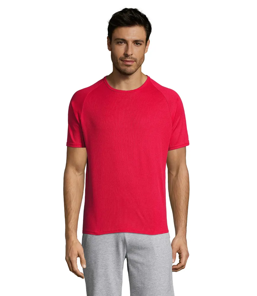 Sporty Heren T-shirt – Rood