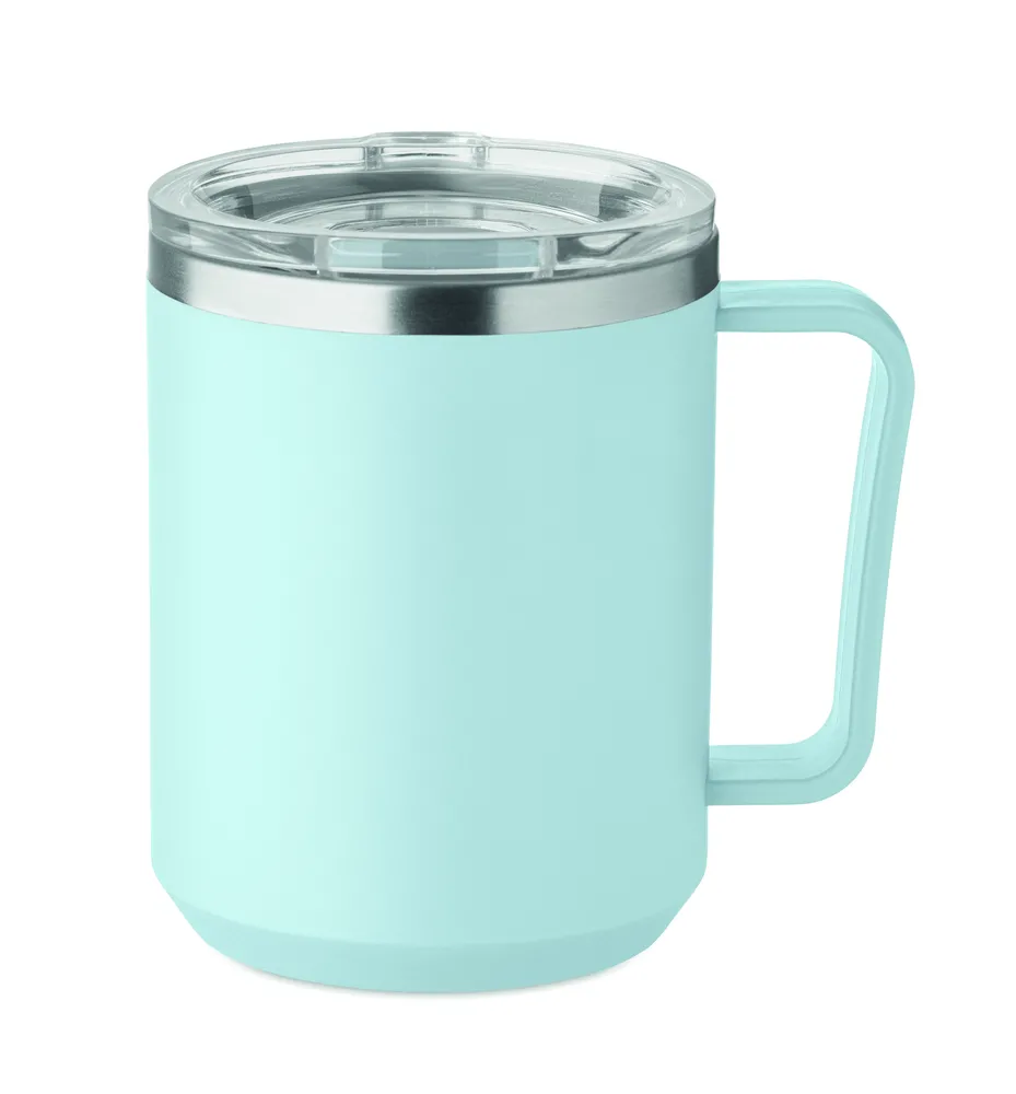 Cocoa · Dubbelwandige mok 400ml – Babyblauw