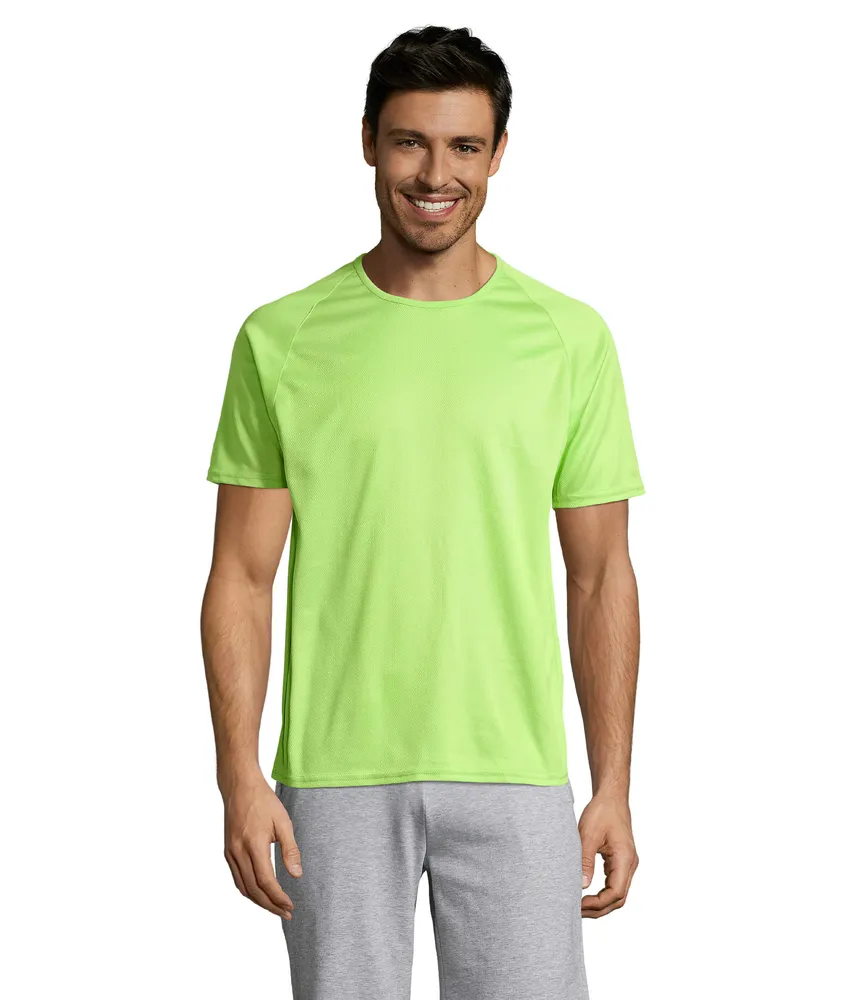 Sporty Heren T-shirt – Apple green