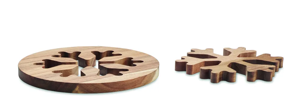 Scaglia · Acacia houten pothouders set – Hout