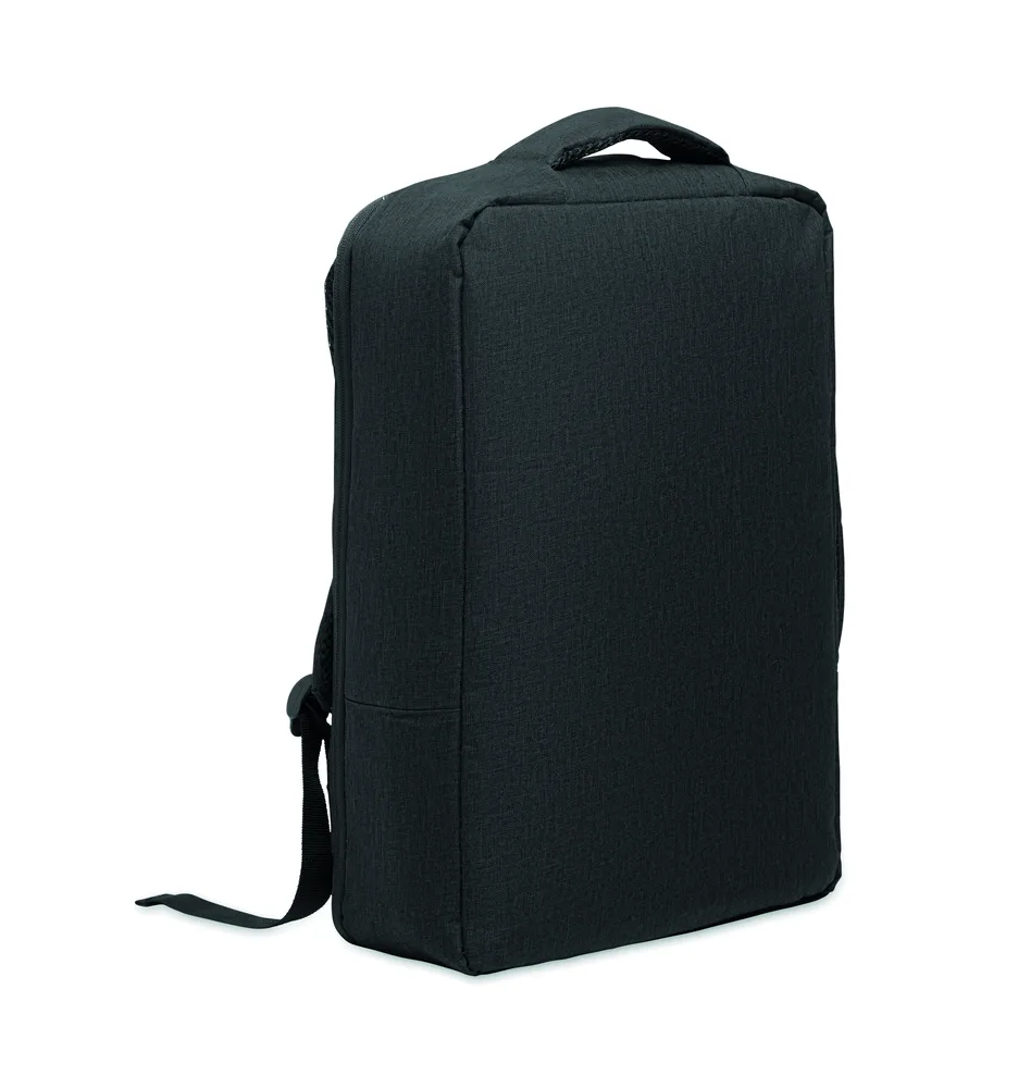 Laugar · Smalle 15 inch laptop rugzak – Zwart