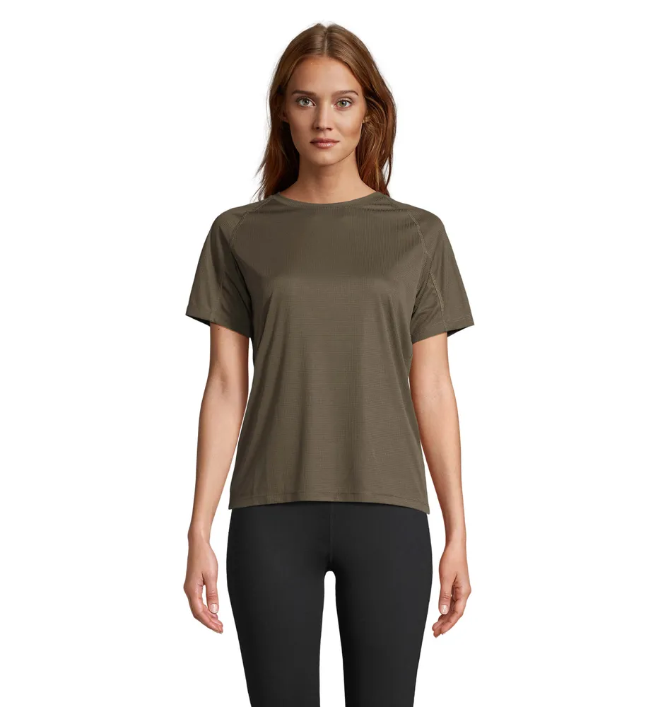 Vortex Women Raglan T-shirt – Army