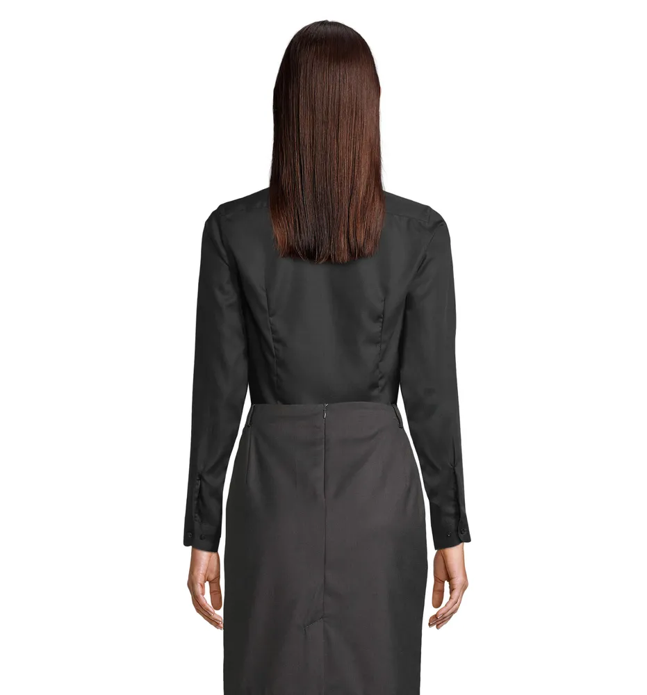 Blaise Women Shirt – Diep zwart