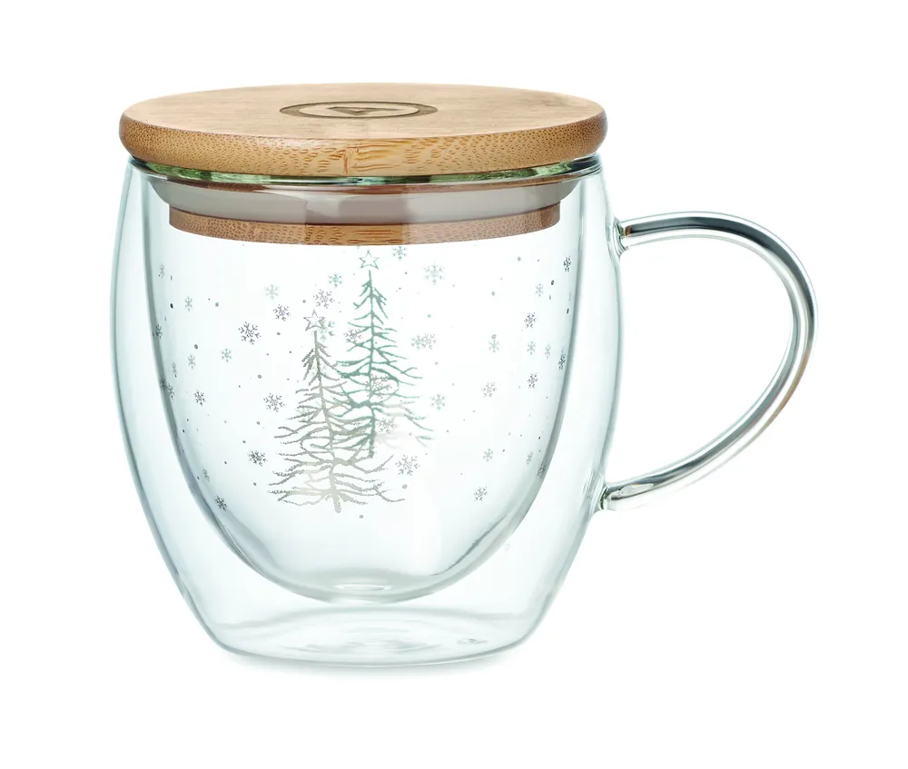 Sian · Dubbelwandige borosilicaat mok – Transparant