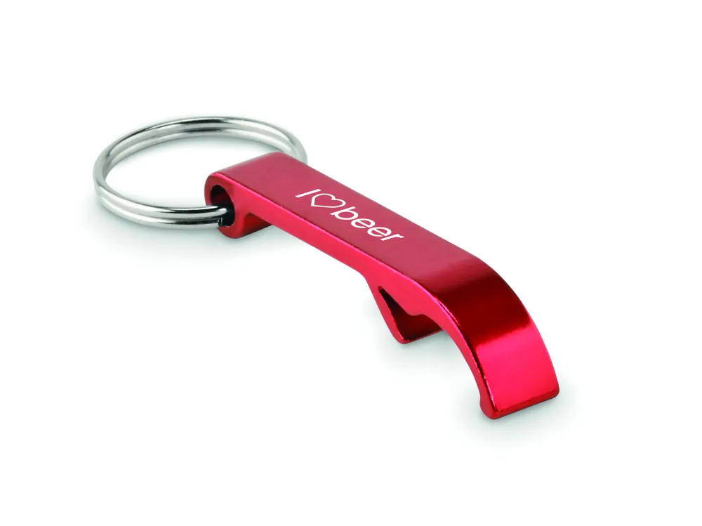 Ovikey · Sleutelhanger aluminium – Rood
