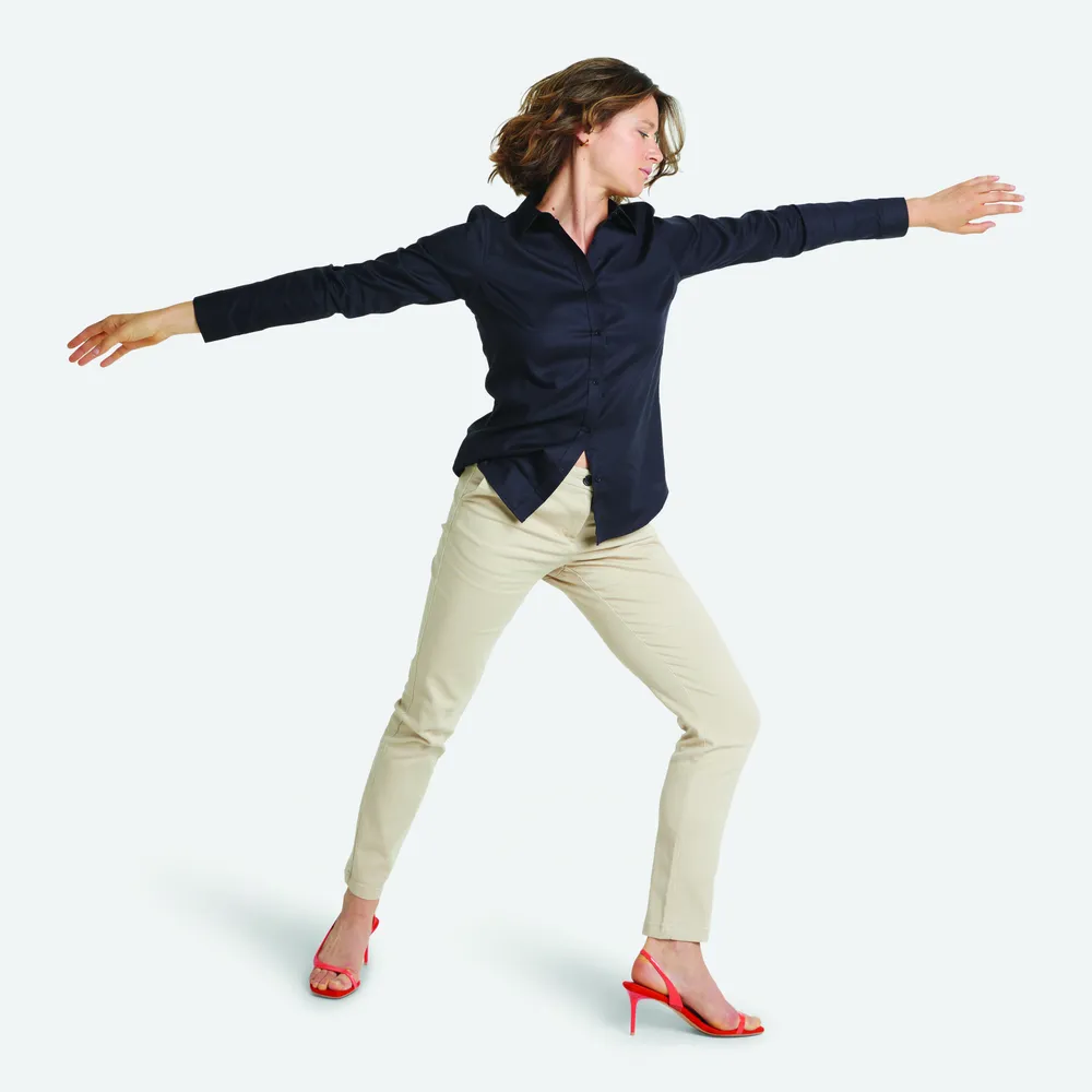 Blaise Women Shirt – Diep zwart