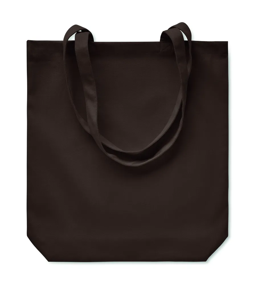 Rassa Coloured · Stevige canvas boodschappentas – Chocolade