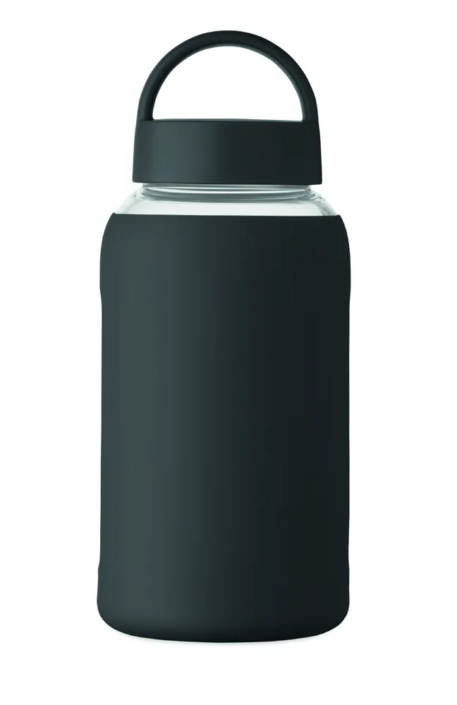 Boris · Fles van hoog borosilicaatglas – Zwart
