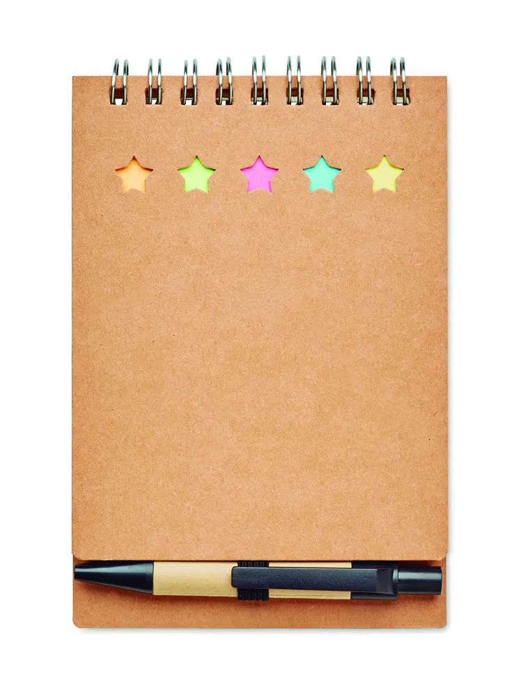 Multibook · Notitieboekje met balpen – Beige