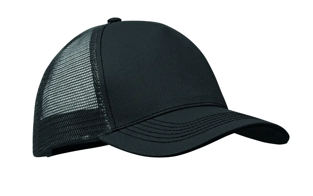 Blist · 5 panelen trucker cap – Zwart