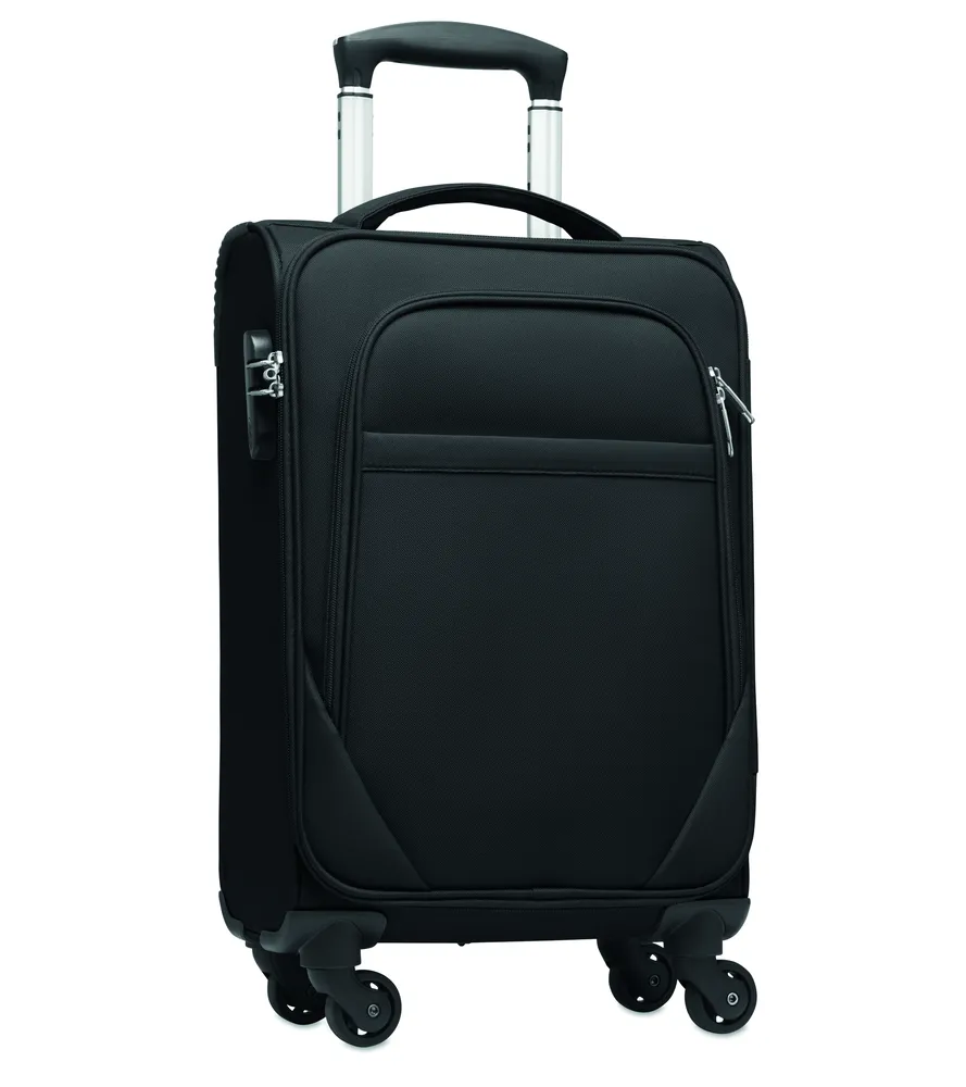 Voyage · 600D RPET Zachte trolley – Zwart