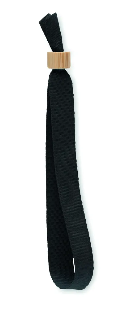 Fiesta · RPET polyester polsband – Zwart