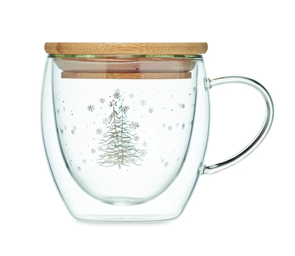 Sian · Dubbelwandige borosilicaat mok – Transparant