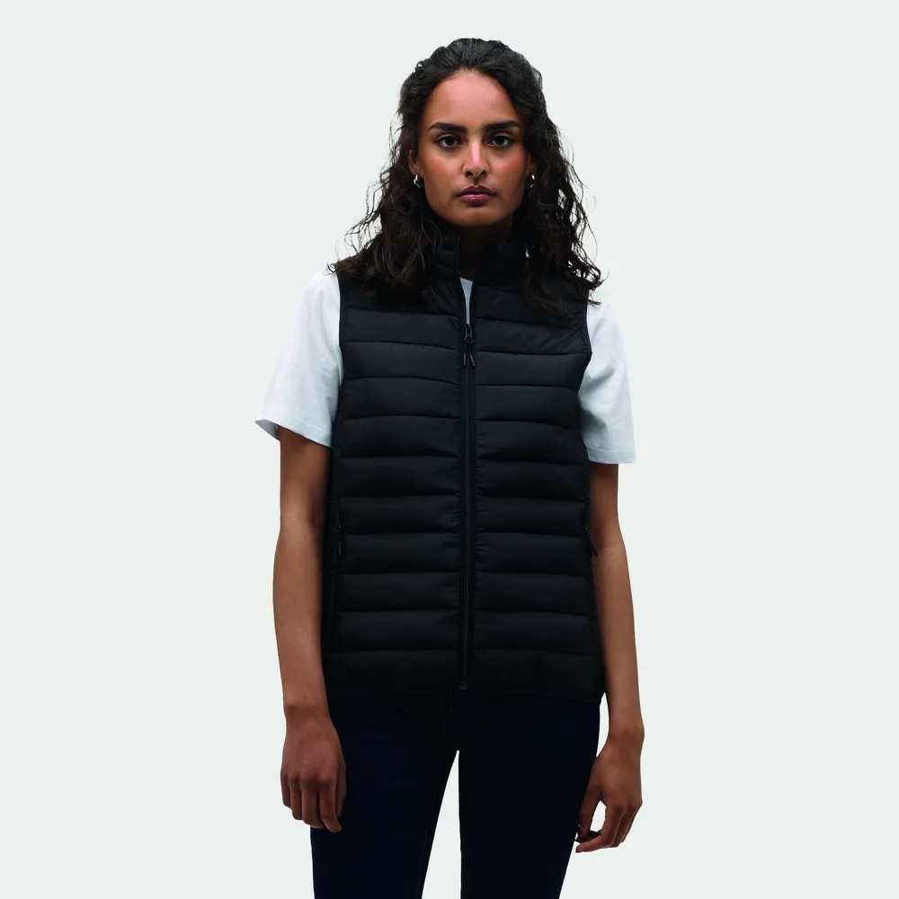 Stream Bw Women · Stream Dames Bodywarmer – Zwart