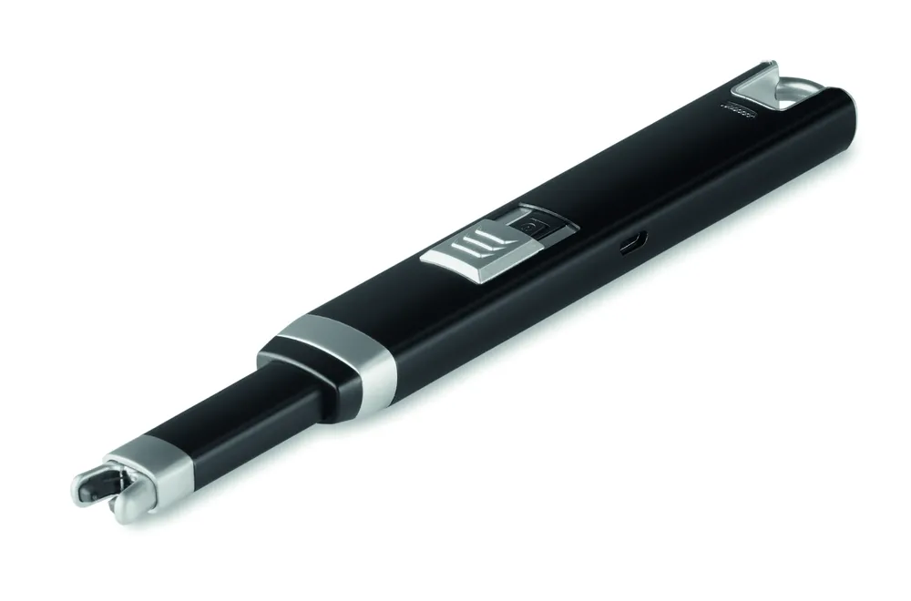 Flasma Plus · Big USB Lighter – Zwart