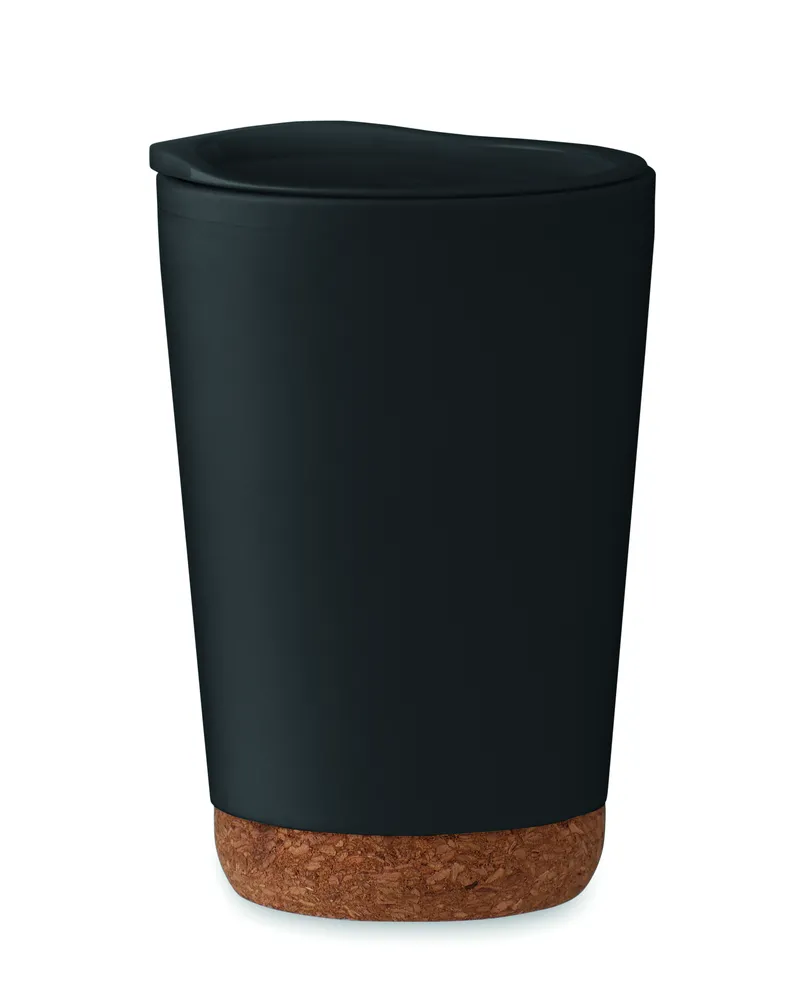 Co · Dubbelwandige beker 300ml – Zwart