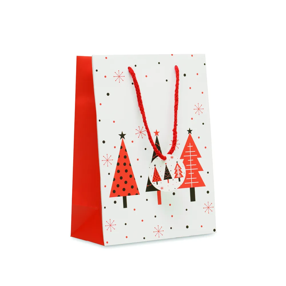 Bossa Medium · Papieren geschenkzakje (M) – Wit