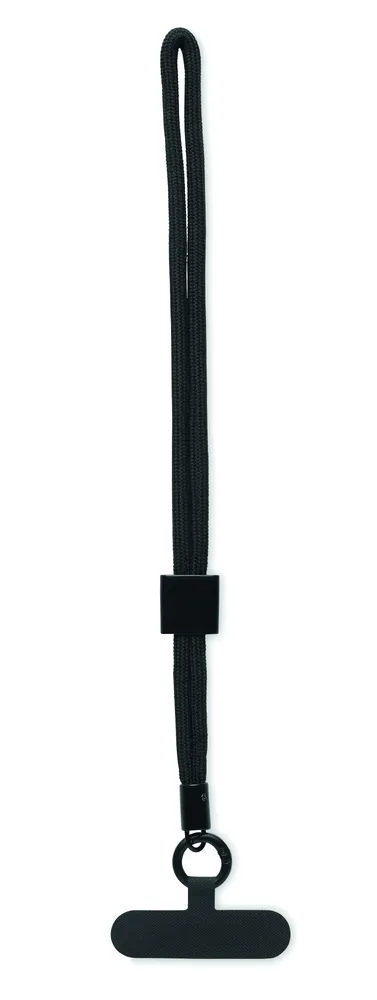 Nonette Wrist · Telefoon polskoord RPET – Zwart
