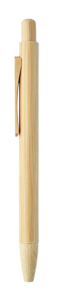 Mambo · Bamboo balpen met drukknop – Hout