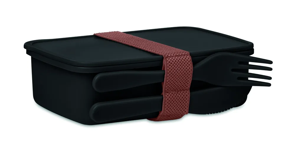 Sunday · Lunchbox met bestek – Zwart