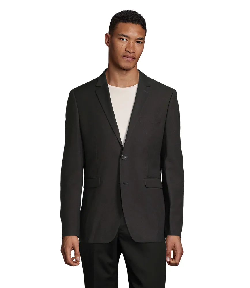 Marius Men Suit Jacket – Diep zwart