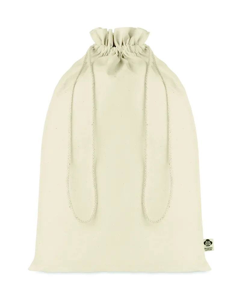 Amber Large · Kadozak organisch katoen groot – Beige