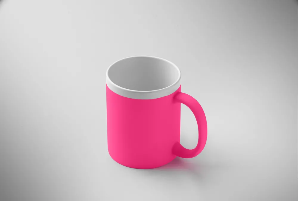 Mugiva · Keramische mok 300ml – Neon fuchsia