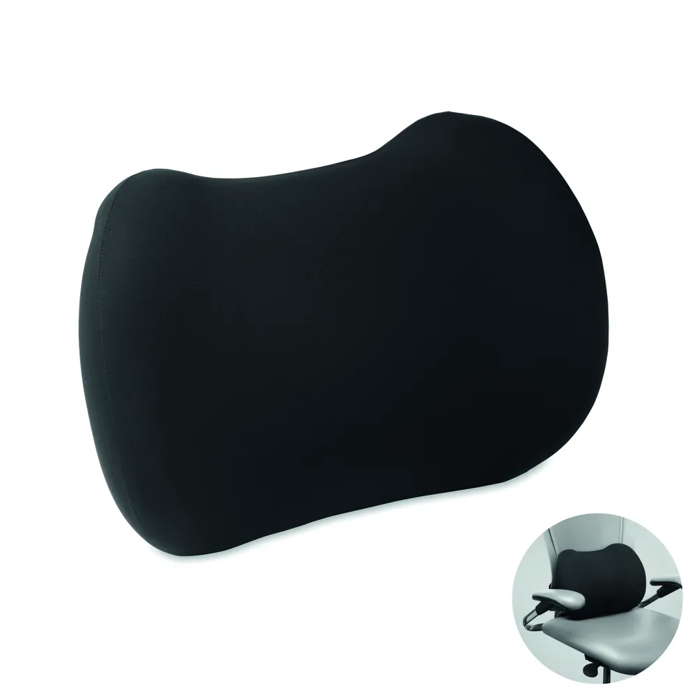 Neckres · Ergonomisch traagschuim kussen – Zwart