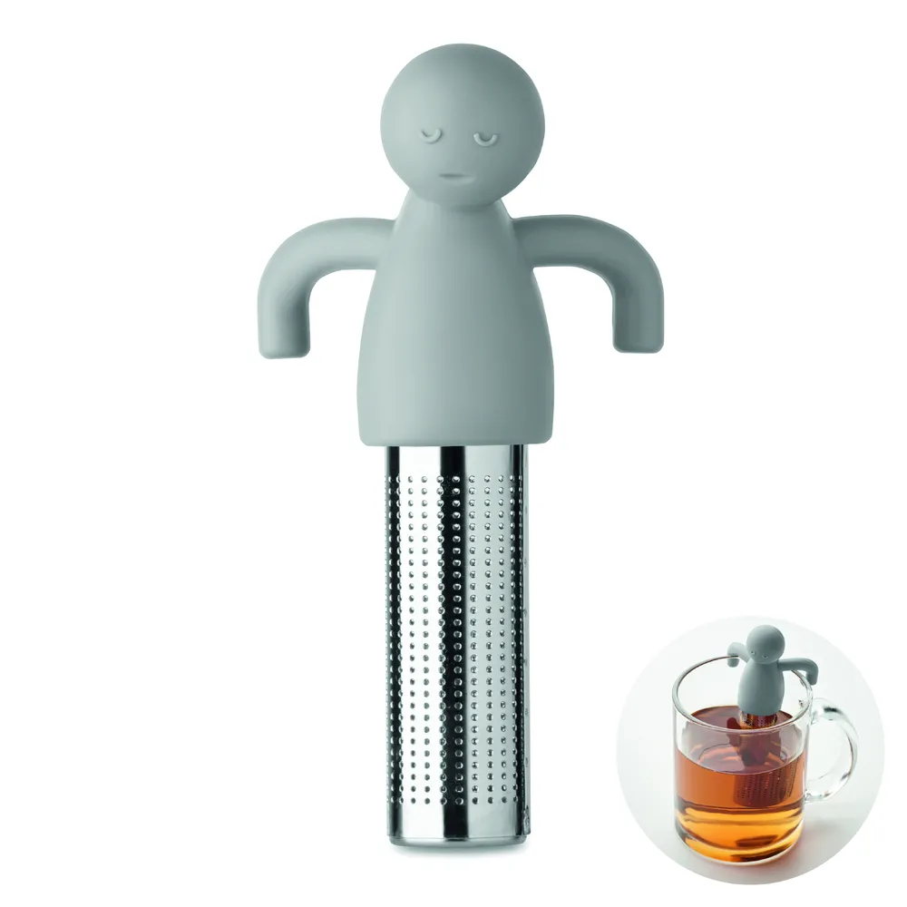 Ninot · Grappige thee-infuser – Grijs