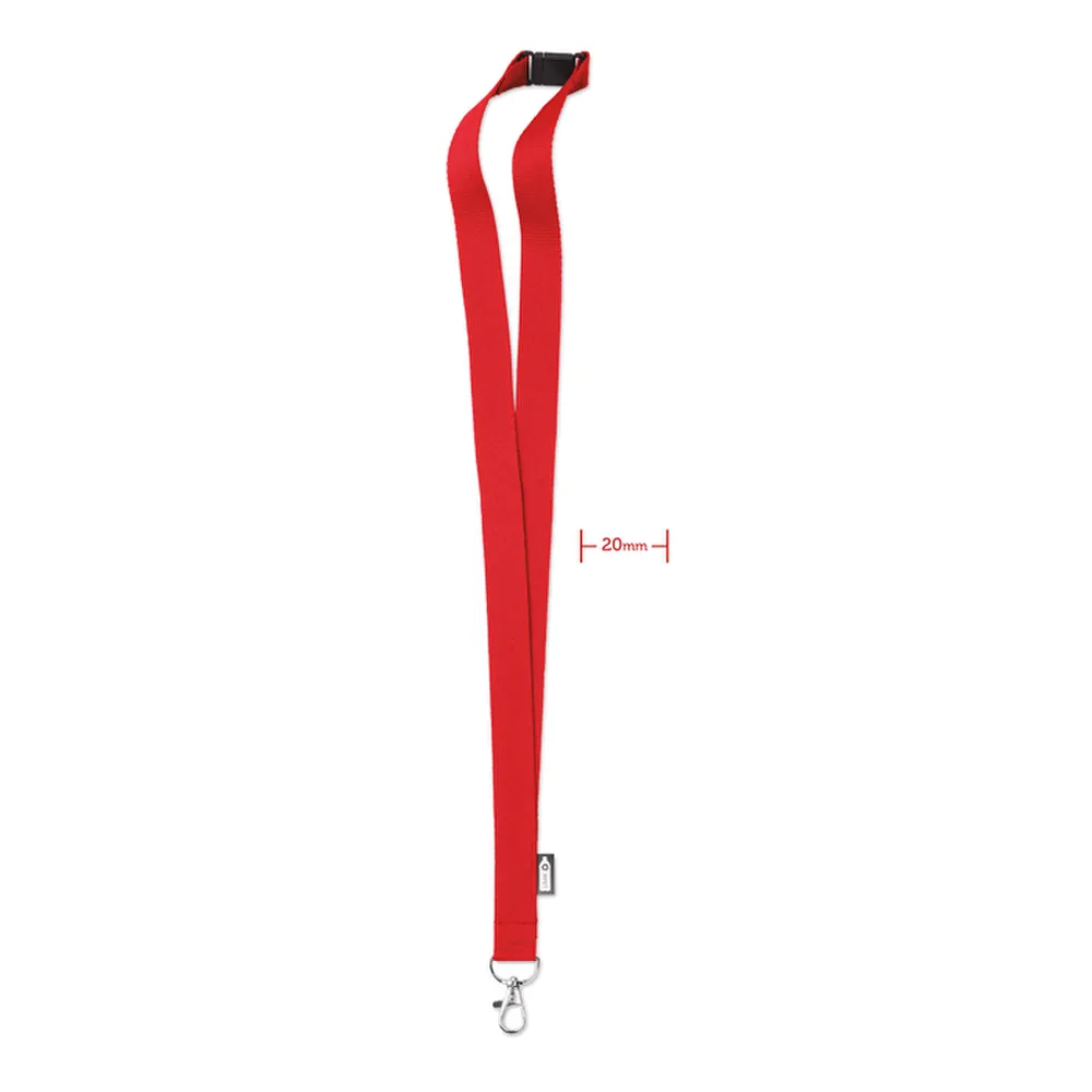 Lany RPET · RPET Lanyard – Rood