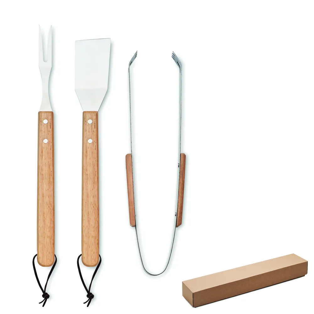 Smokey · Eikenhouten barbecueset – Hout