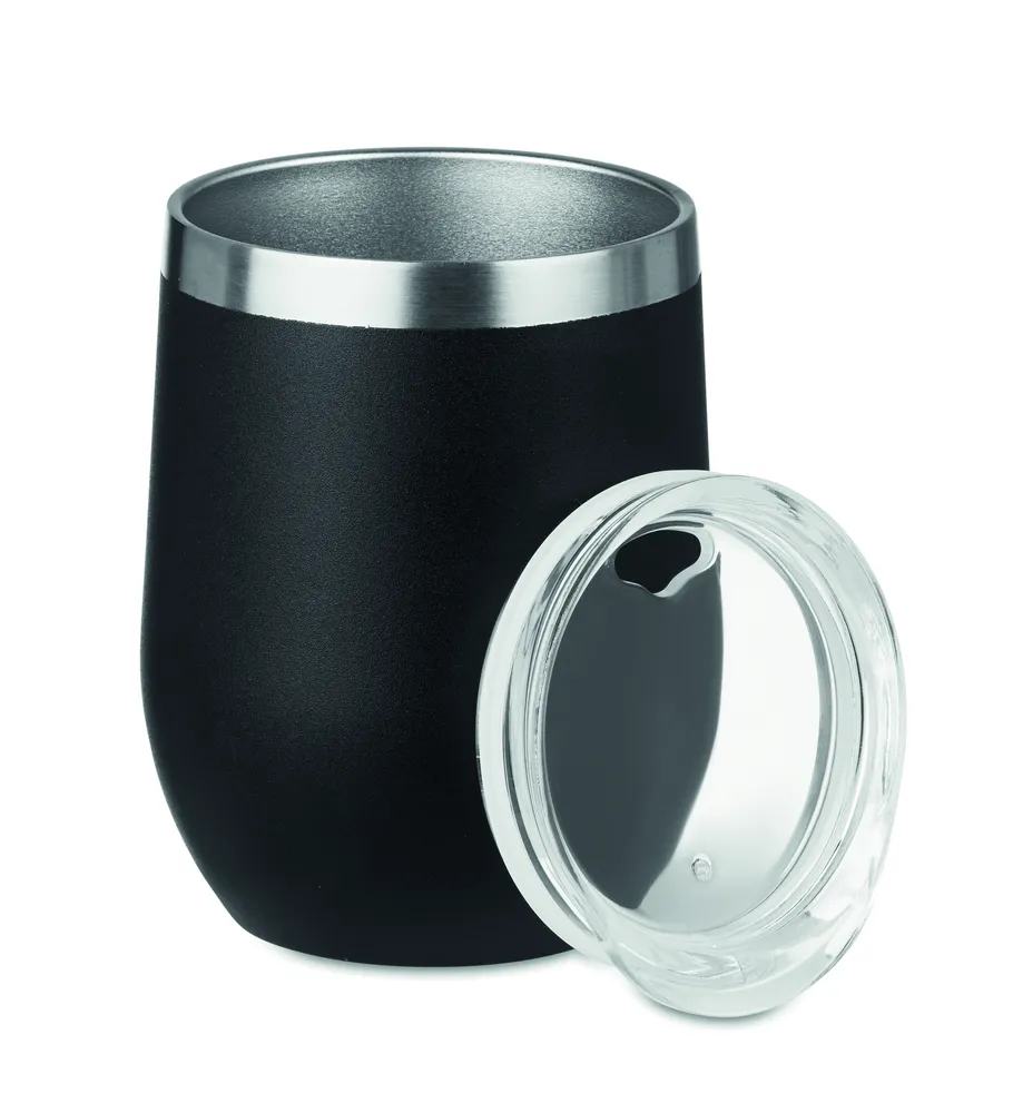 Chin Chin · Dubbelwandige beker 300ml – Zwart