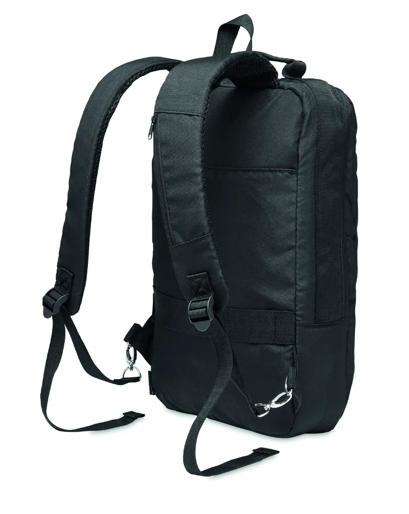 Singapore · 300D RPET laptop rugzak – Zwart