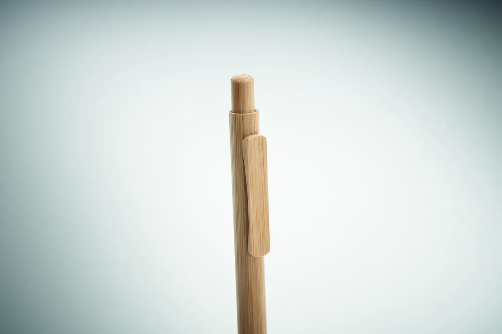 Mambo · Bamboo balpen met drukknop – Hout