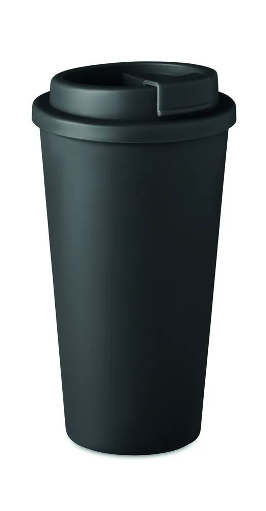 Tuesday · Dubbelwandige drinkbeker 450 ml – Zwart