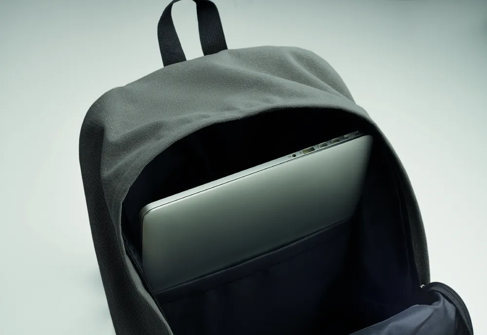 Leirur · 15 inch laptop rugzak – Steengrijs