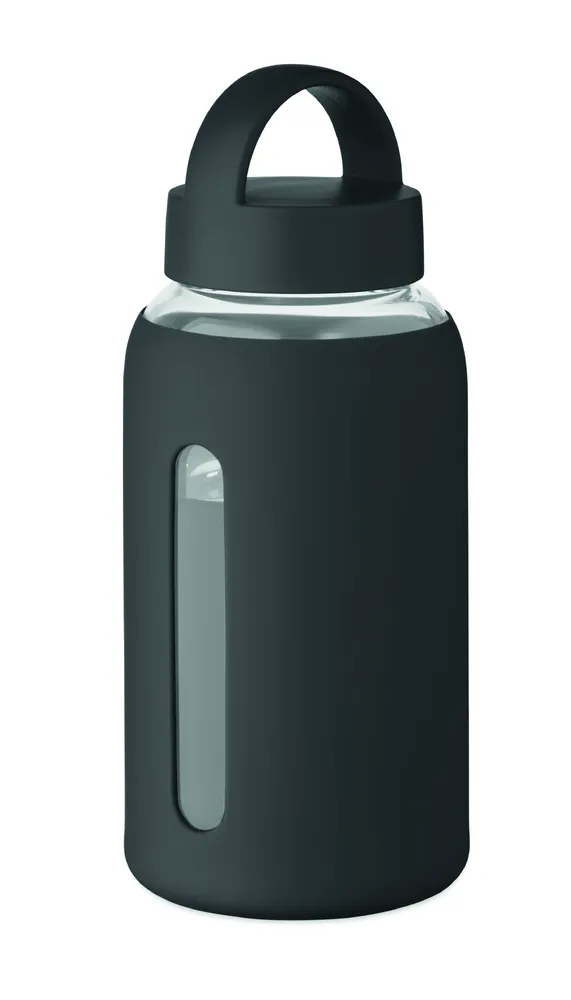 Boris · Fles van hoog borosilicaatglas – Zwart
