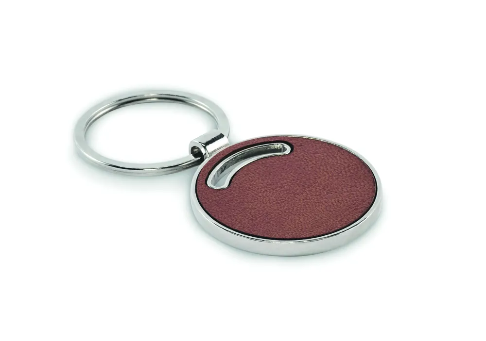 Lircle · Ronde sleutelhanger – Bruin