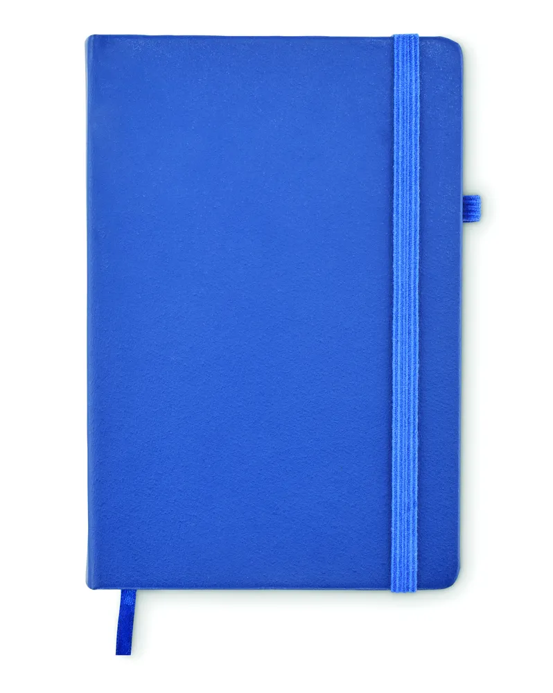 Arpu · Gerecycled PU A5 notitieboek – Blauw
