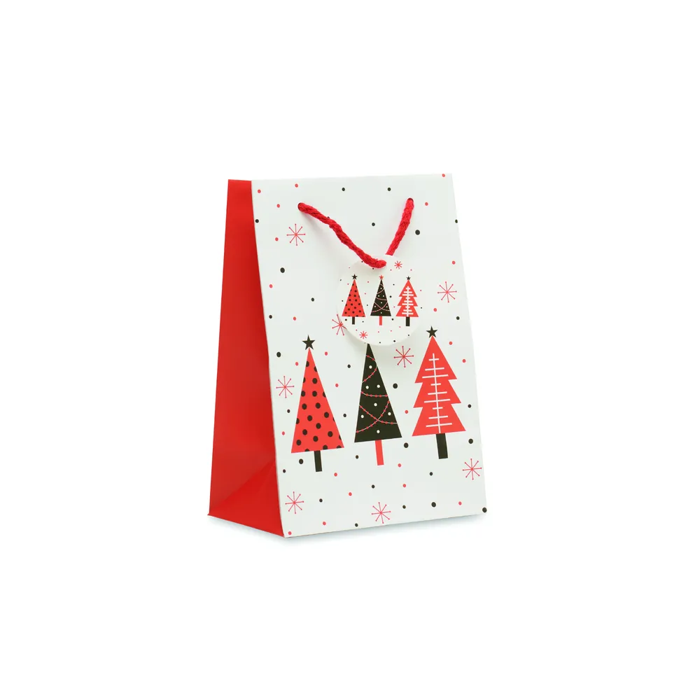 Bossa Small · Papieren geschenkzakje (S) – Wit