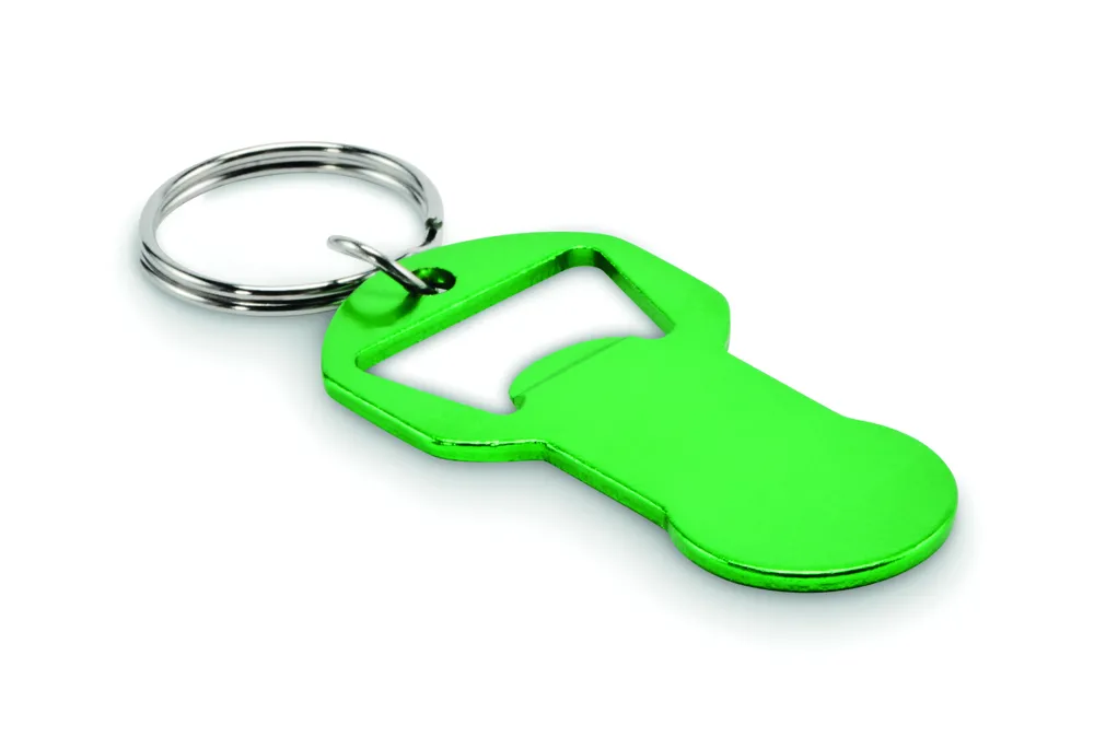 Clave · Alu sleutelhanger flesopener – Groen
