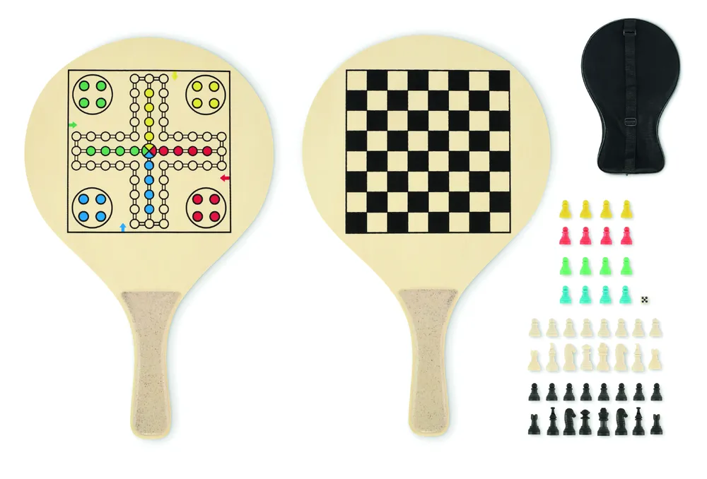 Iwon · Strand racket set – Hout