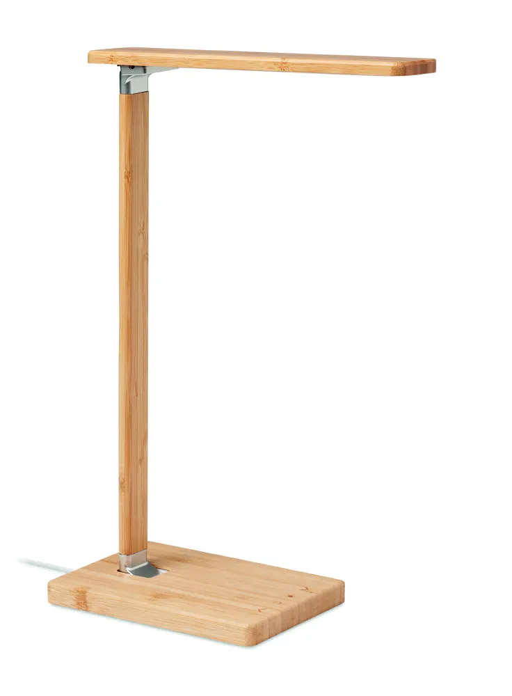 Neat Light · Bureaulamp met oplader 10W – Hout