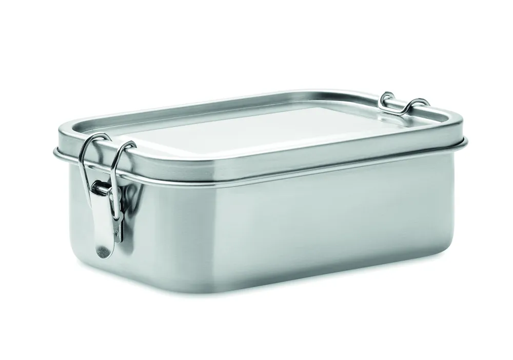 Gobuddy · Lunchbox 750ml – Mat zilver
